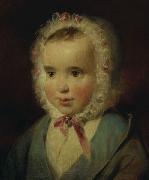 Portrat der Prinzessin Sophie von Liechtenstein (1837-1899) im Alter von etwa eineinhalb Jahren, Friedrich von Amerling